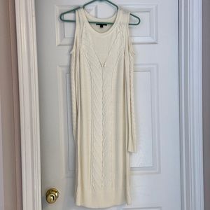 Banana Republic Cold Shoulder Sweater Dress